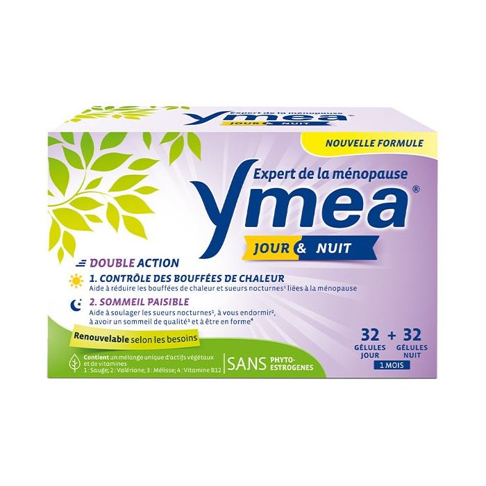 YMEA Ménopause Jour & Nuit 64 gélules