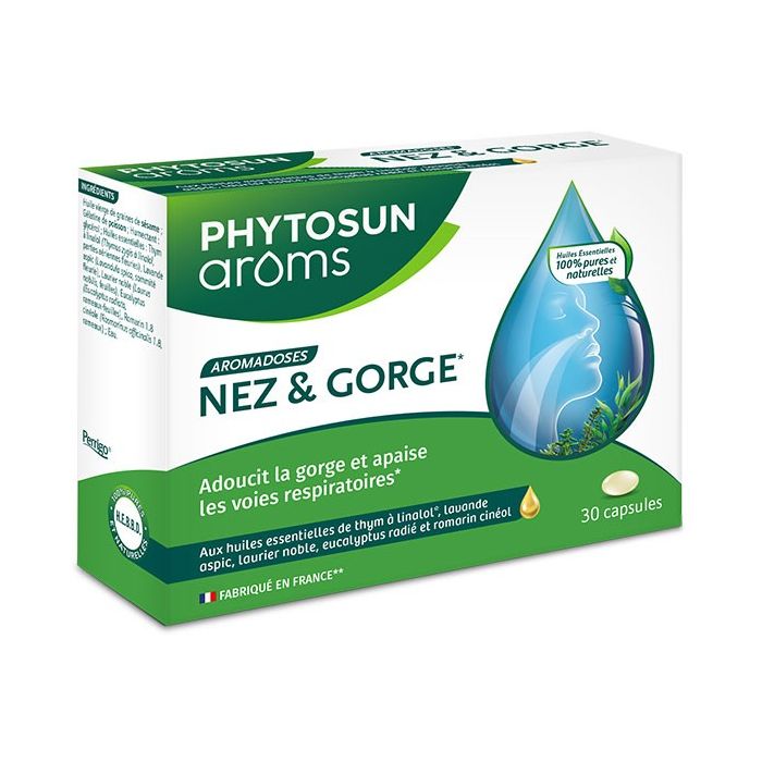 PHYTOSUN AROMS CAPSULES NEZ ET GORGE x 30
