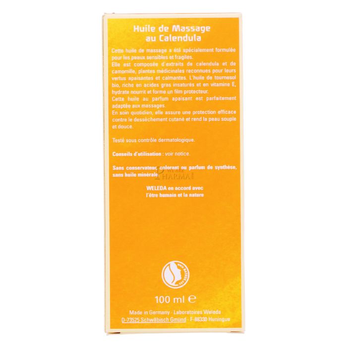 Weleda huile de massage au calendula 100ml