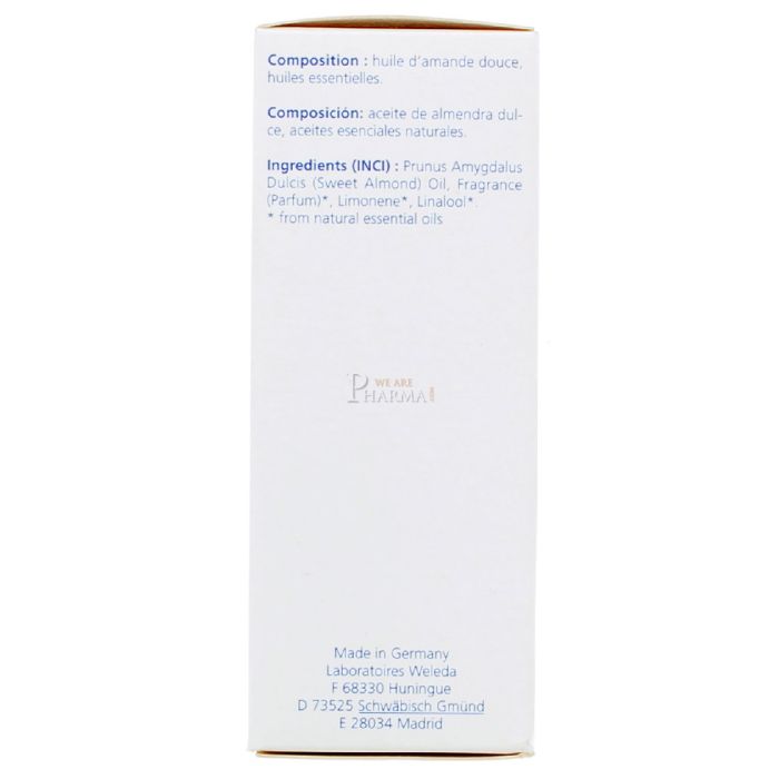 Weleda bebe huile de massage ventre de bebe 50ml