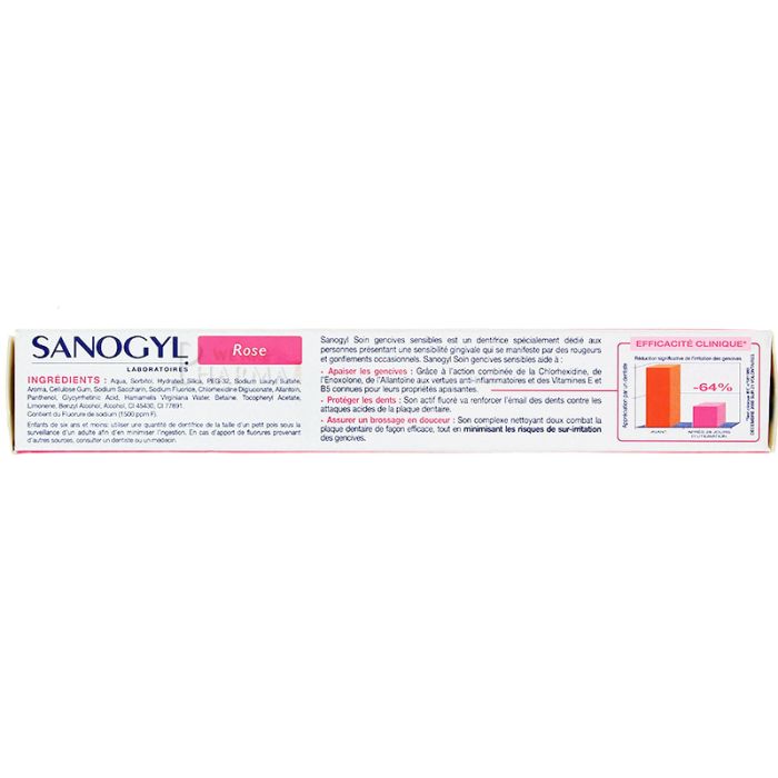 Sanogyl Dentifrice pate soin gencives sensibles 75ml