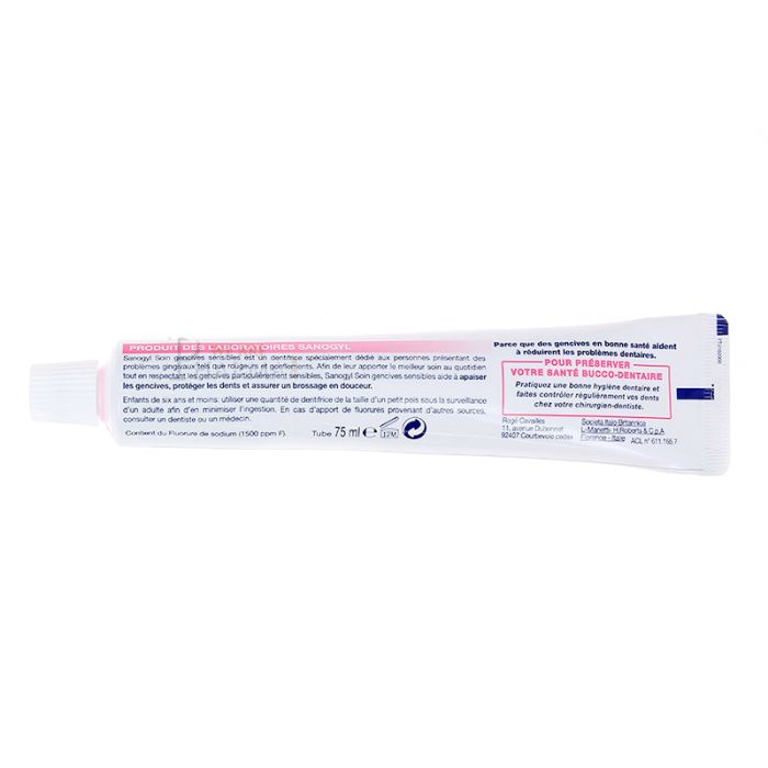 Sanogyl Dentifrice pate soin gencives sensibles 75ml