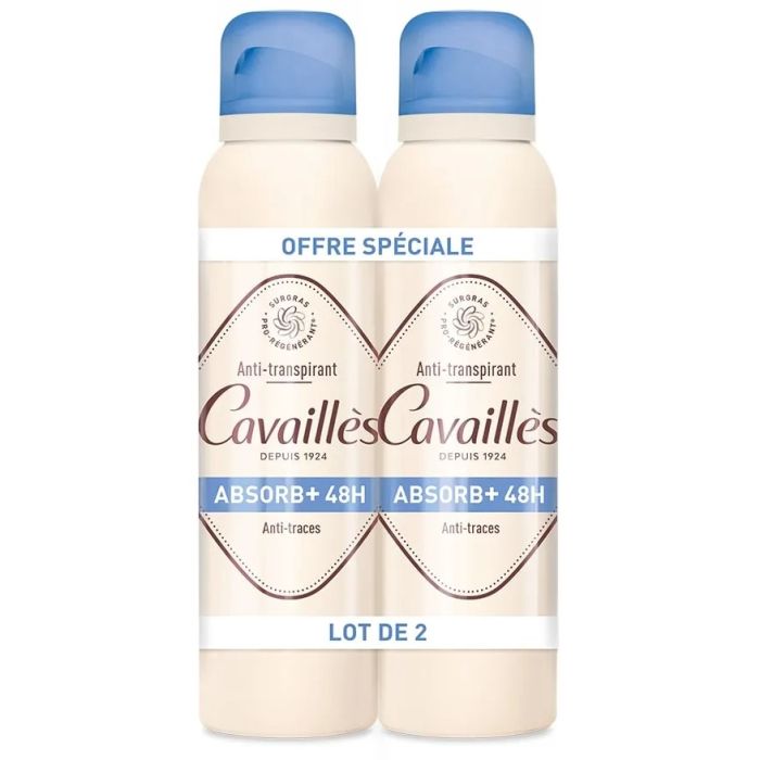 Rogé Cavaillès Absorb+ 48H Déodorant Spray 2x150ml