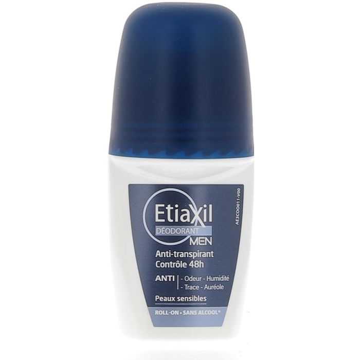 ETIAXIL Déodorant Men Anti-Transpirant 48h Roll-On 50ml