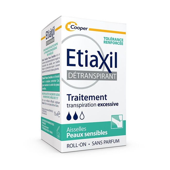 ETIAXIL Détranspirant Aisselles Peaux Sensibles 15ml