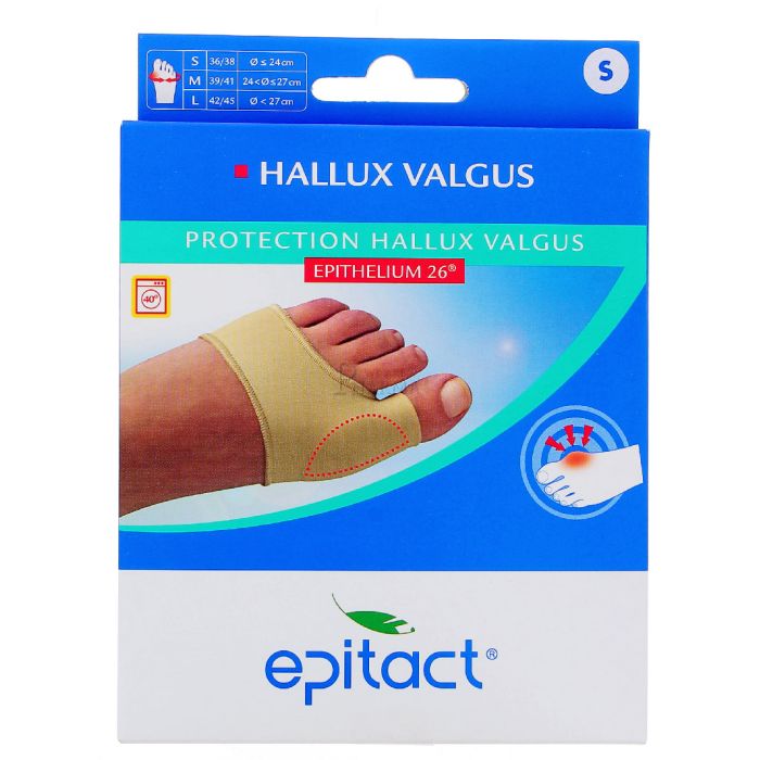 PROTECTION HALLUX VALGUS EPITACT A L'EPITHELIUM 26 TAILLE S