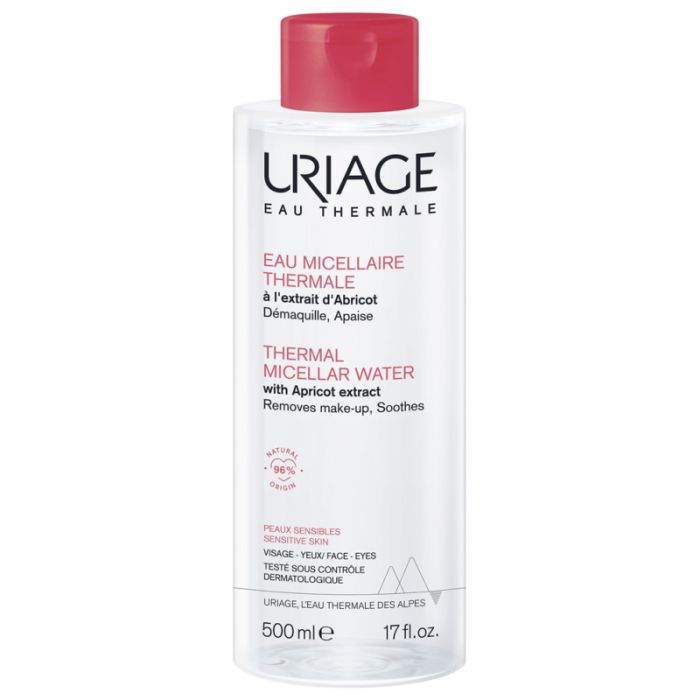Uriage Eau Micellaire Thermale Démaquille, Apaise 500ml