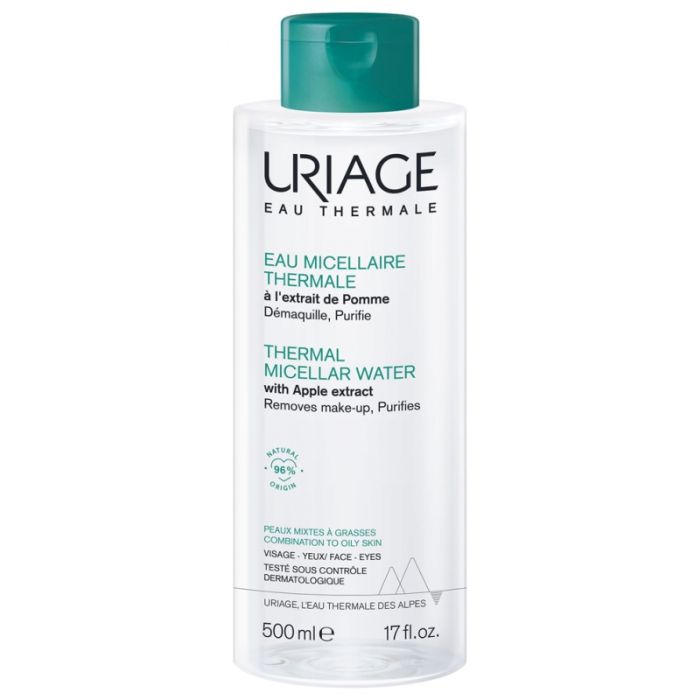 Uriage eau micellaire thermale Demaquille peaux mixtes à grasses 500ml