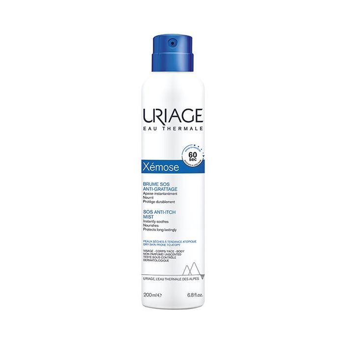 Uriage xémose brume sos anti-grattage peaux sèches atopiques 200ml