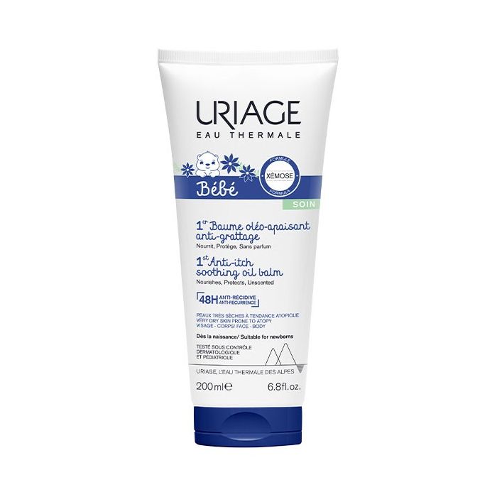 Uriage bébé 1er baume oléo-apaisant anti-grattage nourrissant 200ml 