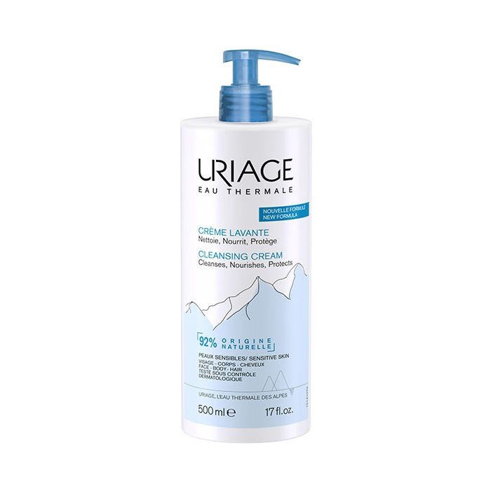 Uriage crème lavante et nourissante visage corps 500ml