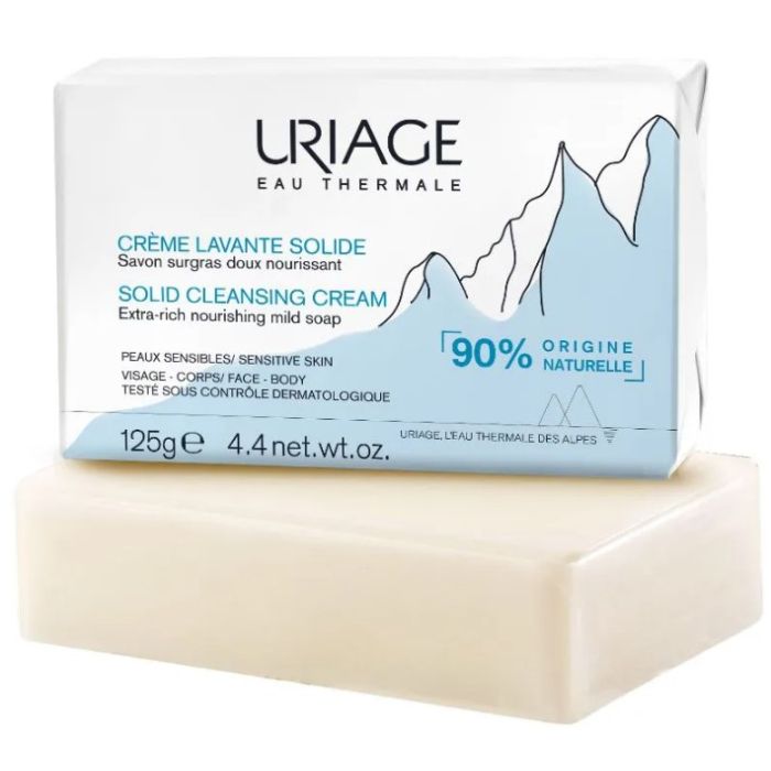 Uriage Creme Lavante Solide Savon Surgras 125g