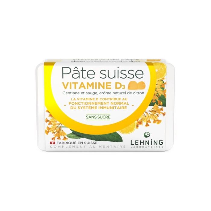 Lehning - Pate Suisse Vitamine D3 40 gommes