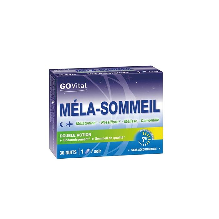GOVITAL Mela-sommeil 30 Gélules