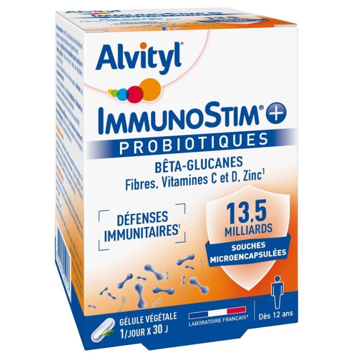ALVITYL ImmunoStim Probiotiques 30 gélules Dès 12 ans