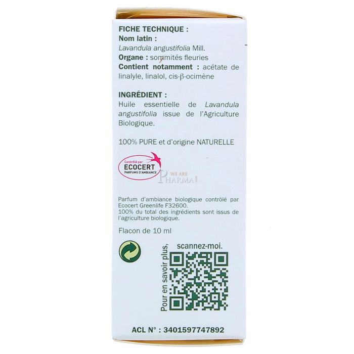 Huile essentielle lavande fine naturactive 10ml