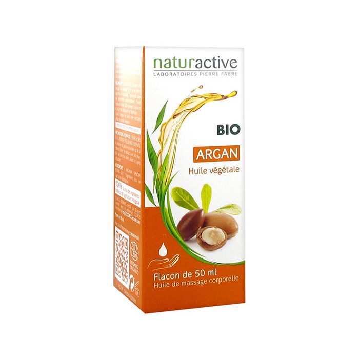 Naturactive Huile Végétale d'Argan BIO Massage Corporelle 50ml