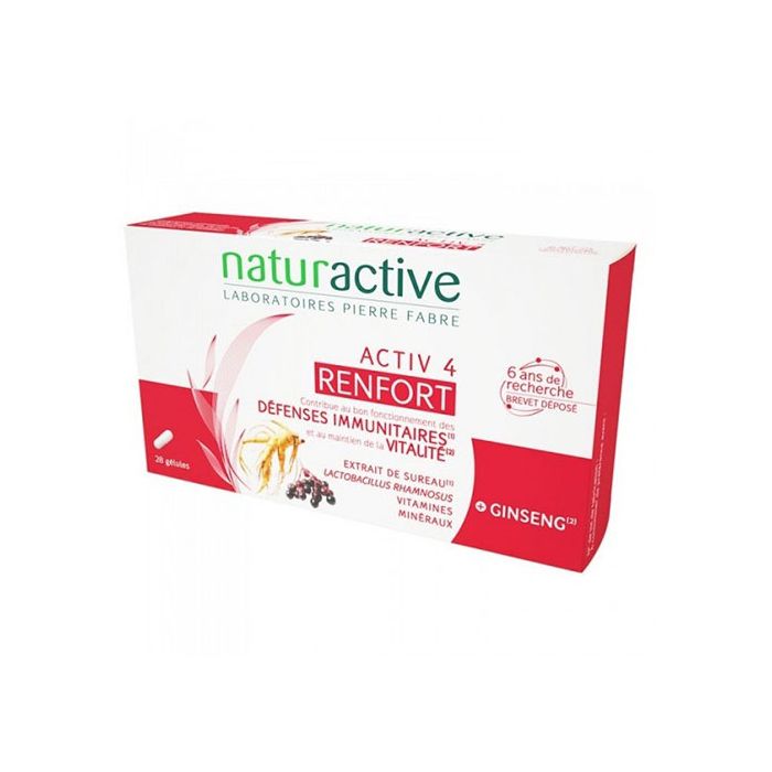 NATURACTIVE ACTIV 4 Renfort Sénior 28 Gélules - photo de face
