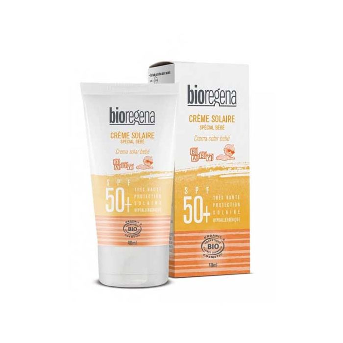 BIOREGENA Crème Solaire Spécial Bébé SPF50+ BIO 40 ml