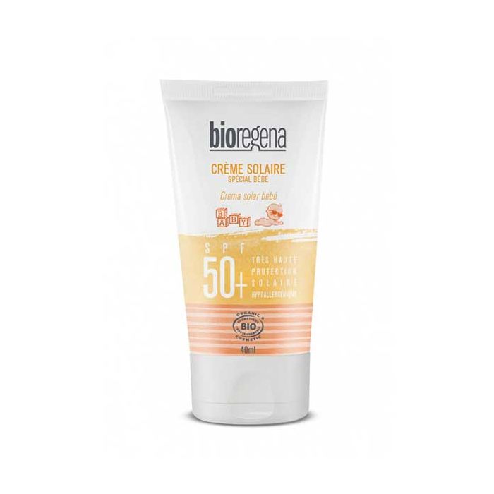 Bioregena creme solaire special bebe spf50+ bio 40 ml
