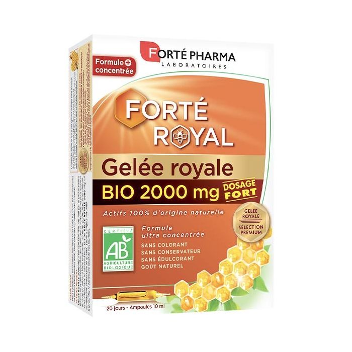 GELEE ROYALE BIO 2000MG FORTE PHARMA 20 AMPOULES