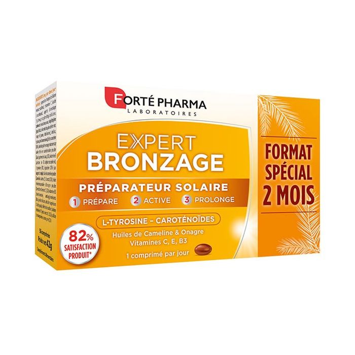 Forte Pharma Expert bronzage Préparateur solaire 56 comprimes