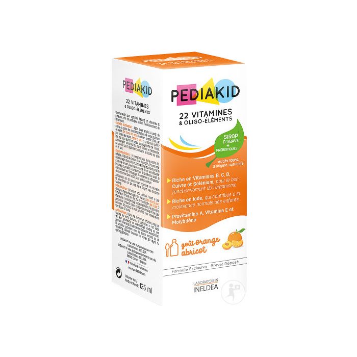 PEDIAKID 22 VITAMINES & OLIGO-ELEMENTS 125ML