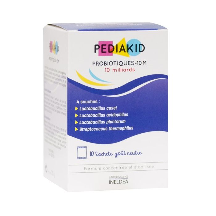PEDIAKID PROBIOTIQUES-10M x 10 SACHETS DE 2G