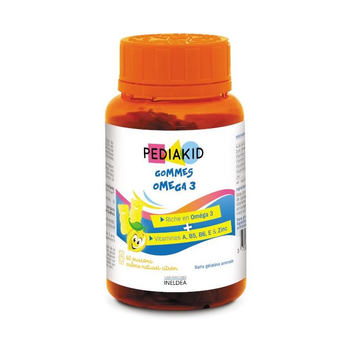 Pediakid gommes omega 3 - 60 oursons