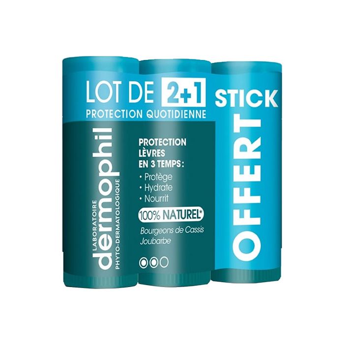 DERMOPHIL INDIEN Stick Lèvres Désséchées x3