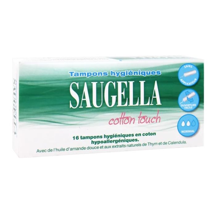 Saugella Cotton Touch 16 Tampons Hygiéniques Normal