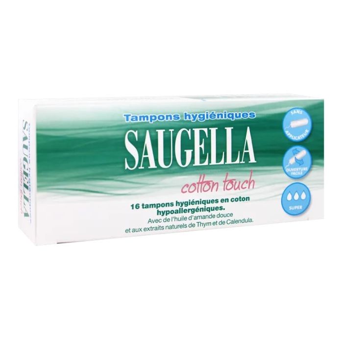 Saugella Cotton Touch 16 Tampons Hygiéniques Super