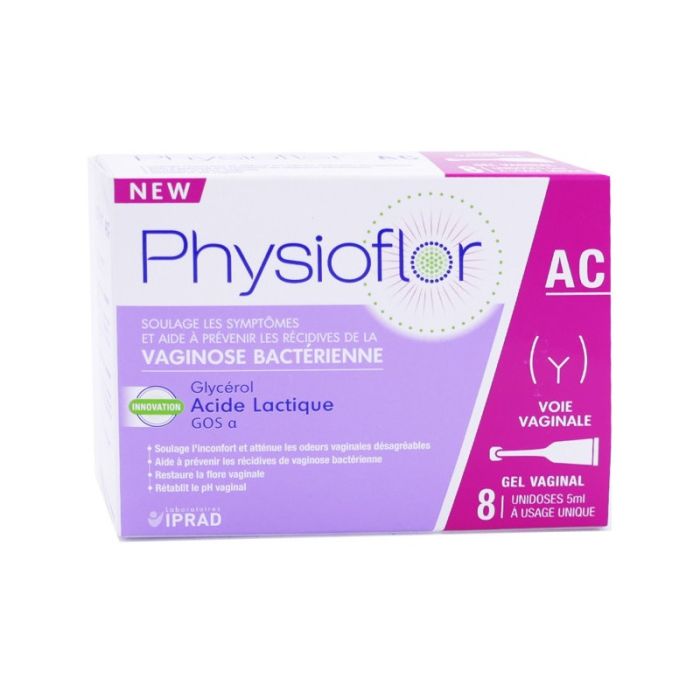 Physioflor AC Vaginose Bacterienne 8 unidoses