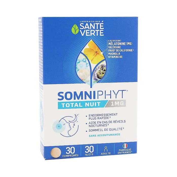 SANTE VERTE Somniphyt 30' Mélatonine - 30 comprimés