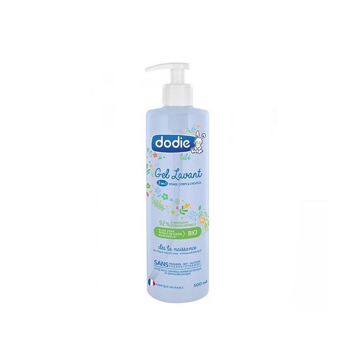 DODIE Gel Lavant 3en1 Flacon Pompe 500ml