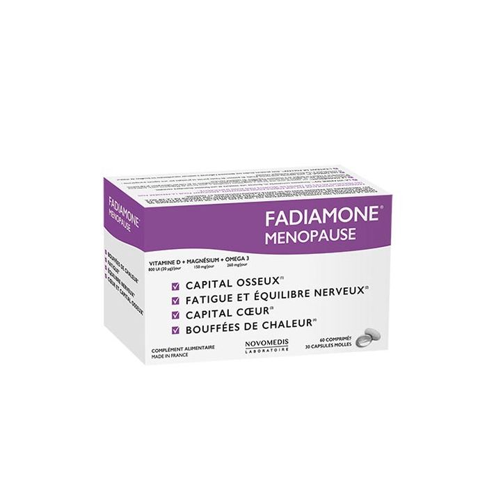 FADIAMONE Ménopause - 60 comprimés + 30 capsules