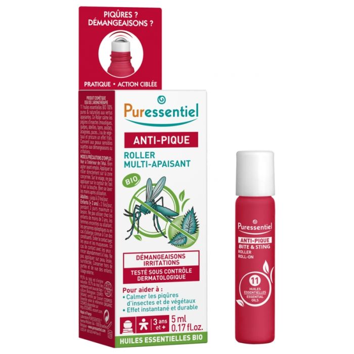 Puressentiel anti-pique roller apaisant 11 huiles essentielles 5ml