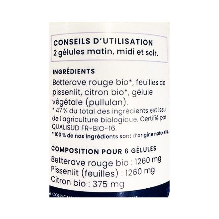 Oemine citro-betaïne 60 gelules