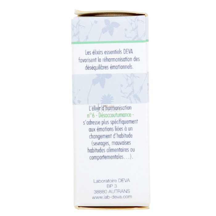 Elixir essentiel 6 desaccoutumance deva 5ml
