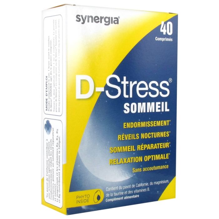 Synergia d-stress sommeil 40 comprimes