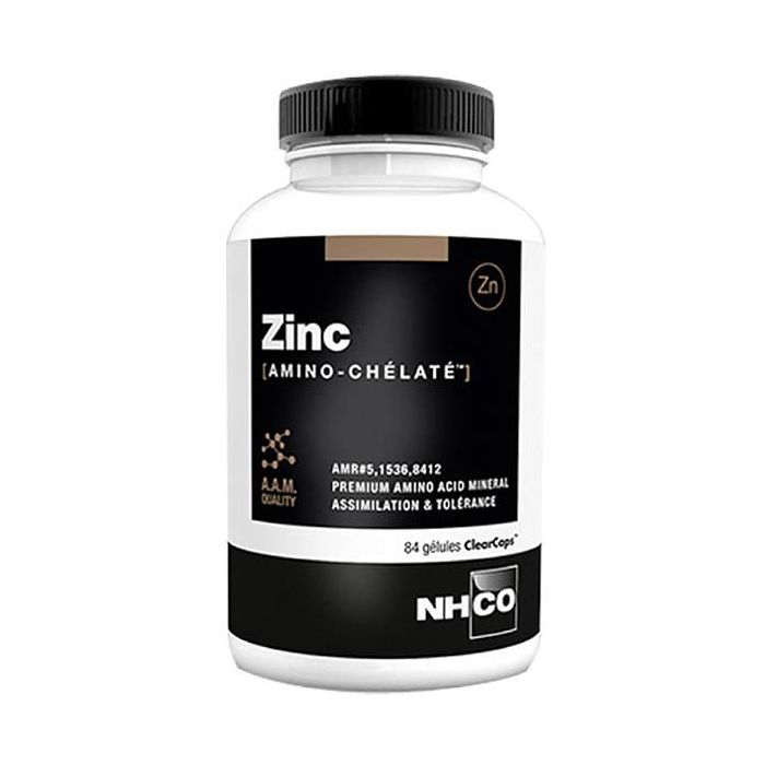 NHCO Zinc Amino-Chélaté Vitalité 84 gélules  - photo de face