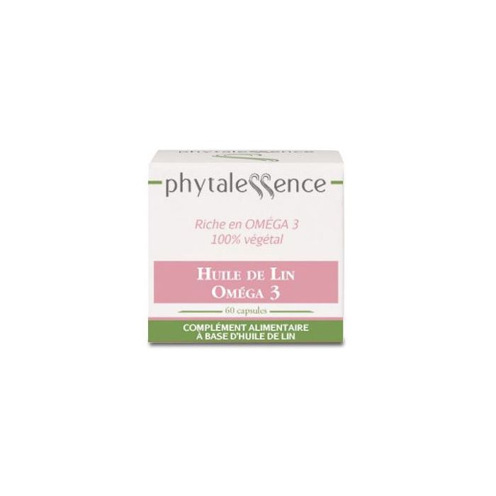 Phytalessence huile de lin omega 3 - 60 capsules