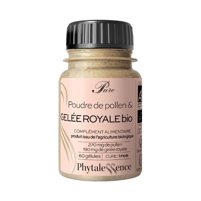 PHYTALESSENCE Gelée Royale - Pollen BIO 60 gélules