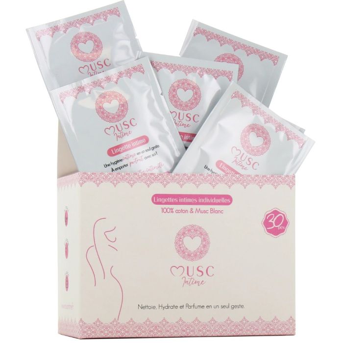Musc Intime Lingettes Intimes Individuelles x30