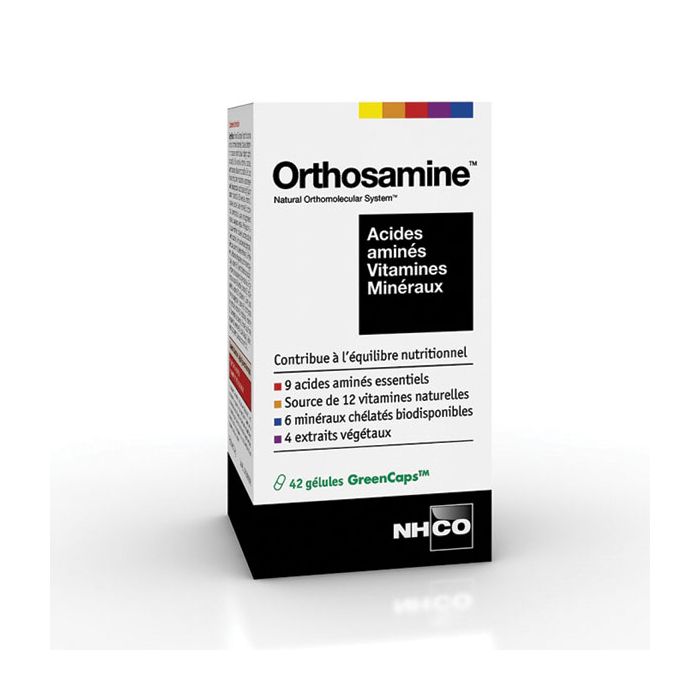 NHCO Orthosamine Acide Aminés Vitamines Mineraux - 42 gélules