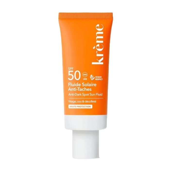 Krème Fluide Solaire Anti-Tache SPF50 Visage et Cou 40ml