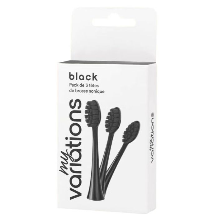 My Variations Recharge Tête de Brosse à Dents Electrique Noir x3