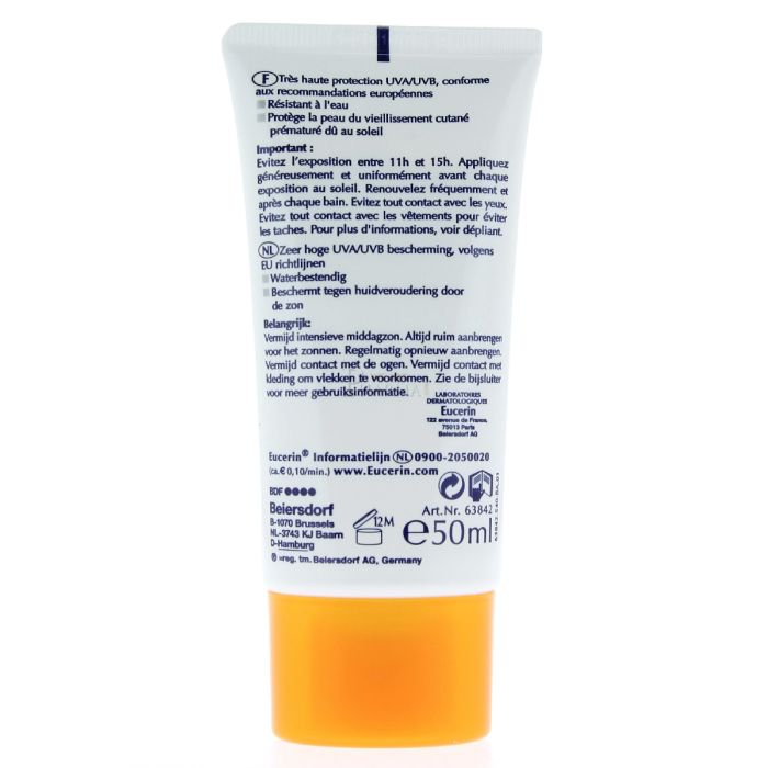 Eucerin sun protection sensitive protect creme spf50+ 50ml