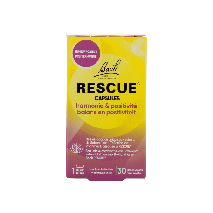 Fleurs de Bach Rescue Harmonie Positivité Capsules