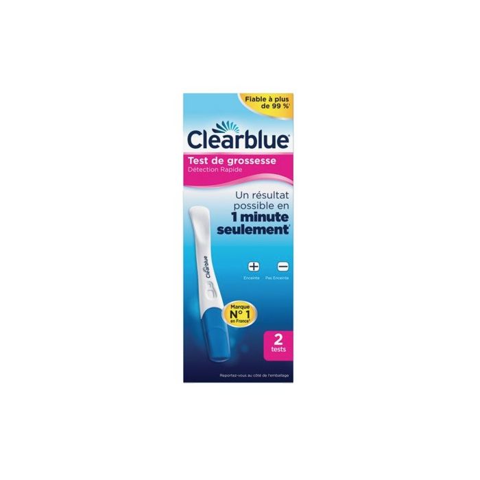 TEST DE GROSSESSE CLEARBLUE PLUS x 2